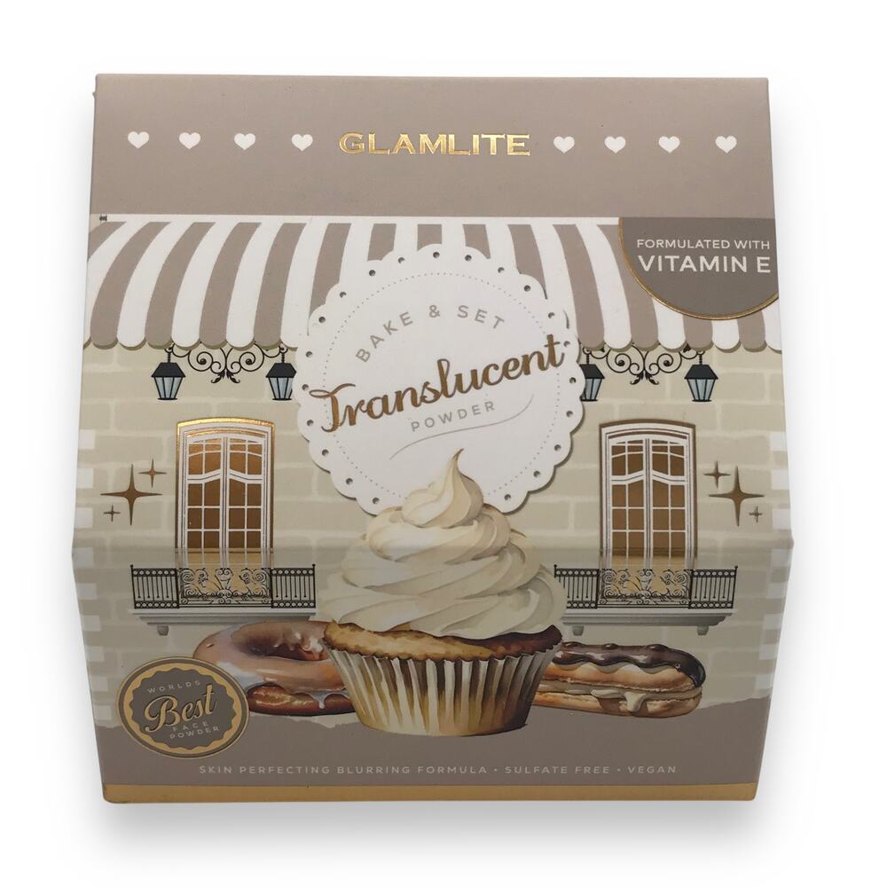 NEW Glamlite Bake & Set Translucent Powder 1.26fl.oz / 35g NIB